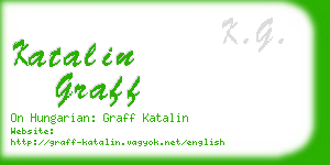 katalin graff business card